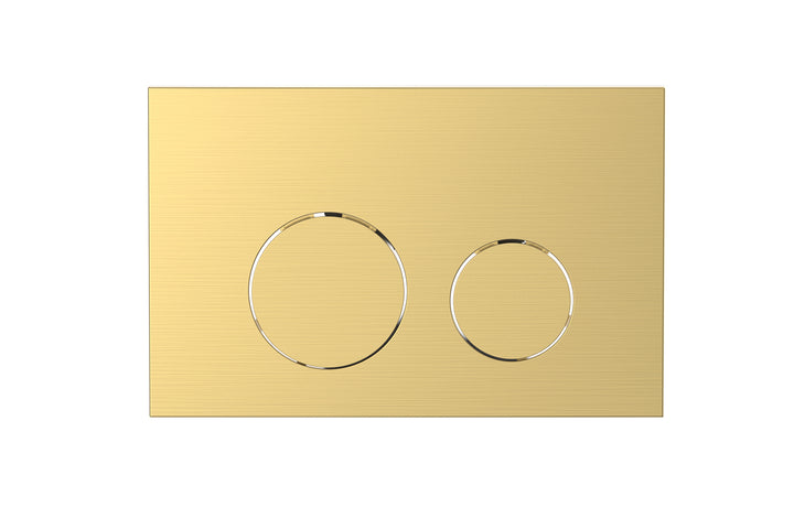 Toilet Flush Button - Brushed Brass