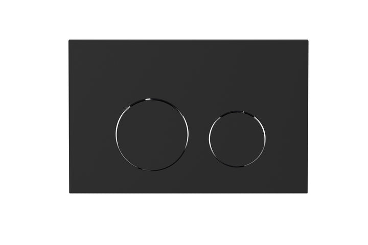 Toilet Flush Button - Matte Black