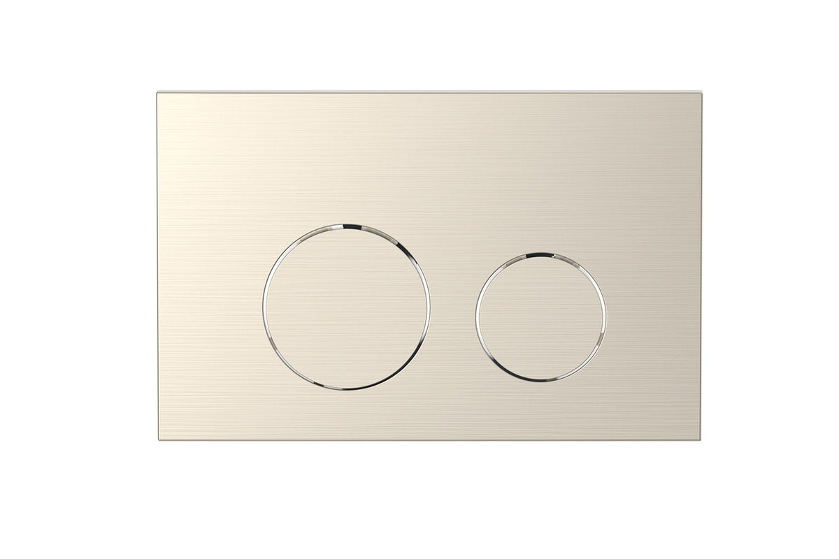 Toilet Flush Button - Brushed Nickel