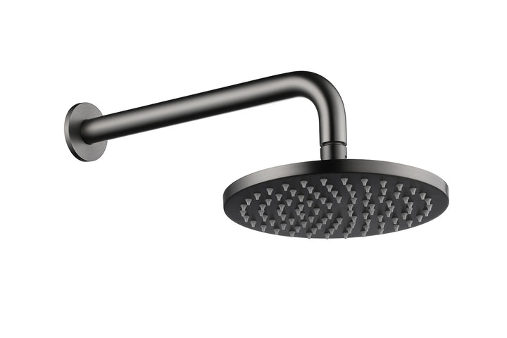 Bloom Shower Rose &amp; Arm - Brushed Gunmetal