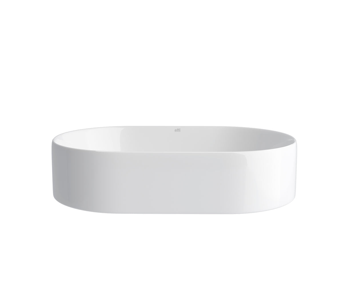 Quay Oval 500x330x120 Gloss White Basin