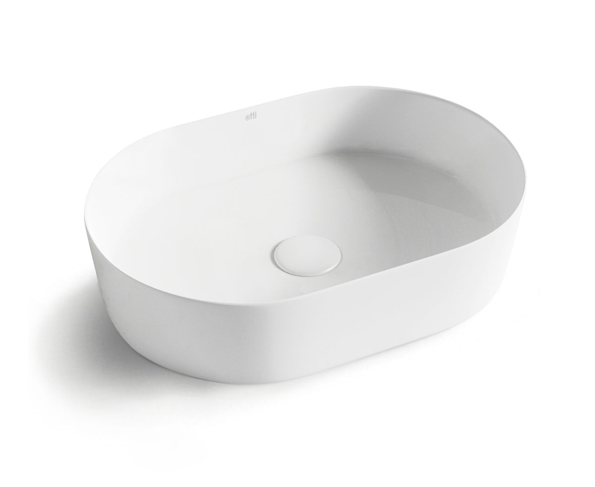 Quay Oval 500x330x120 Matte White Basin