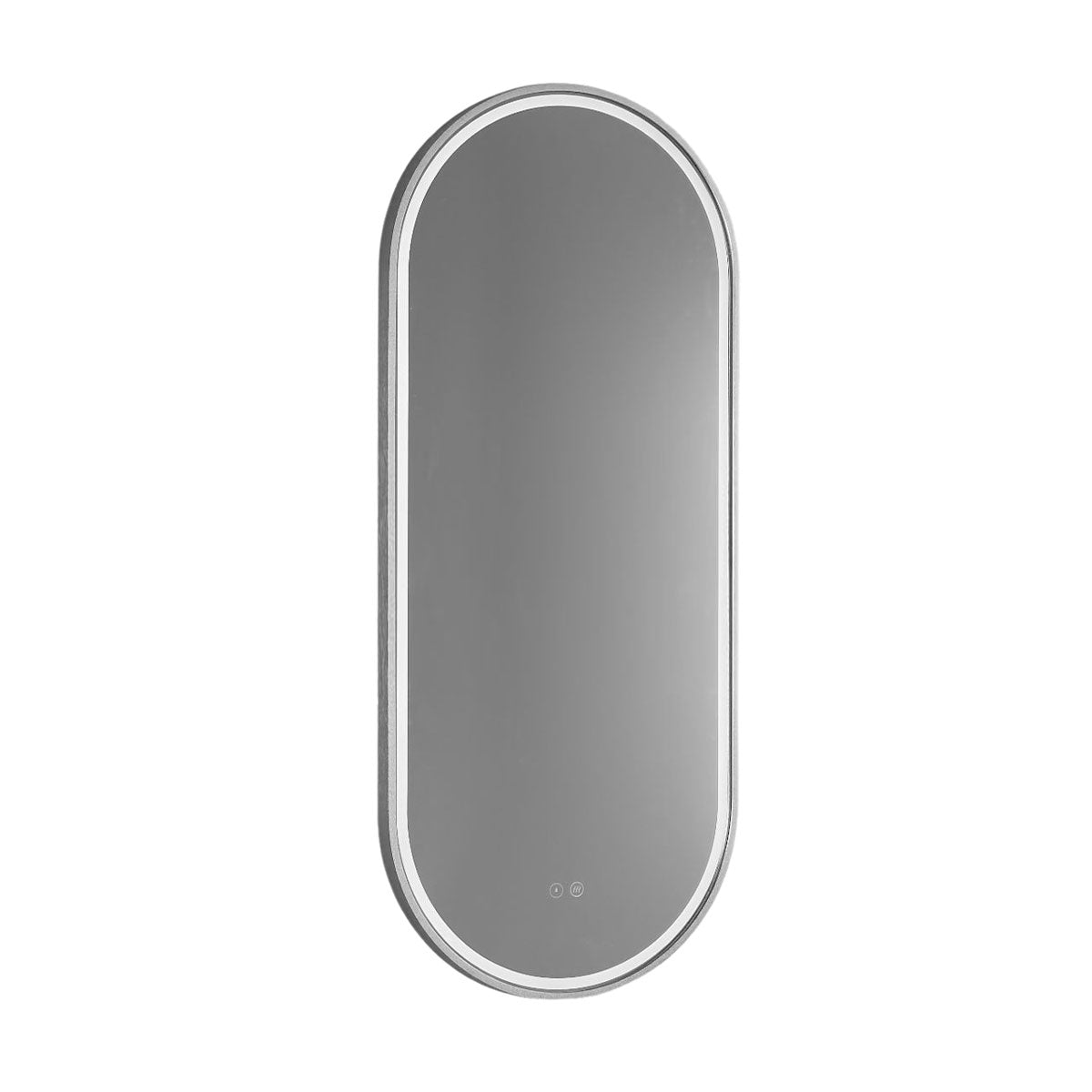 Gatsby LED Mirror with Demister and Portable Magnifier Brits Nickel product view 2