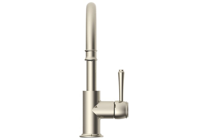 Eternal Gooseneck Basin Mixer - Brushed Nickel