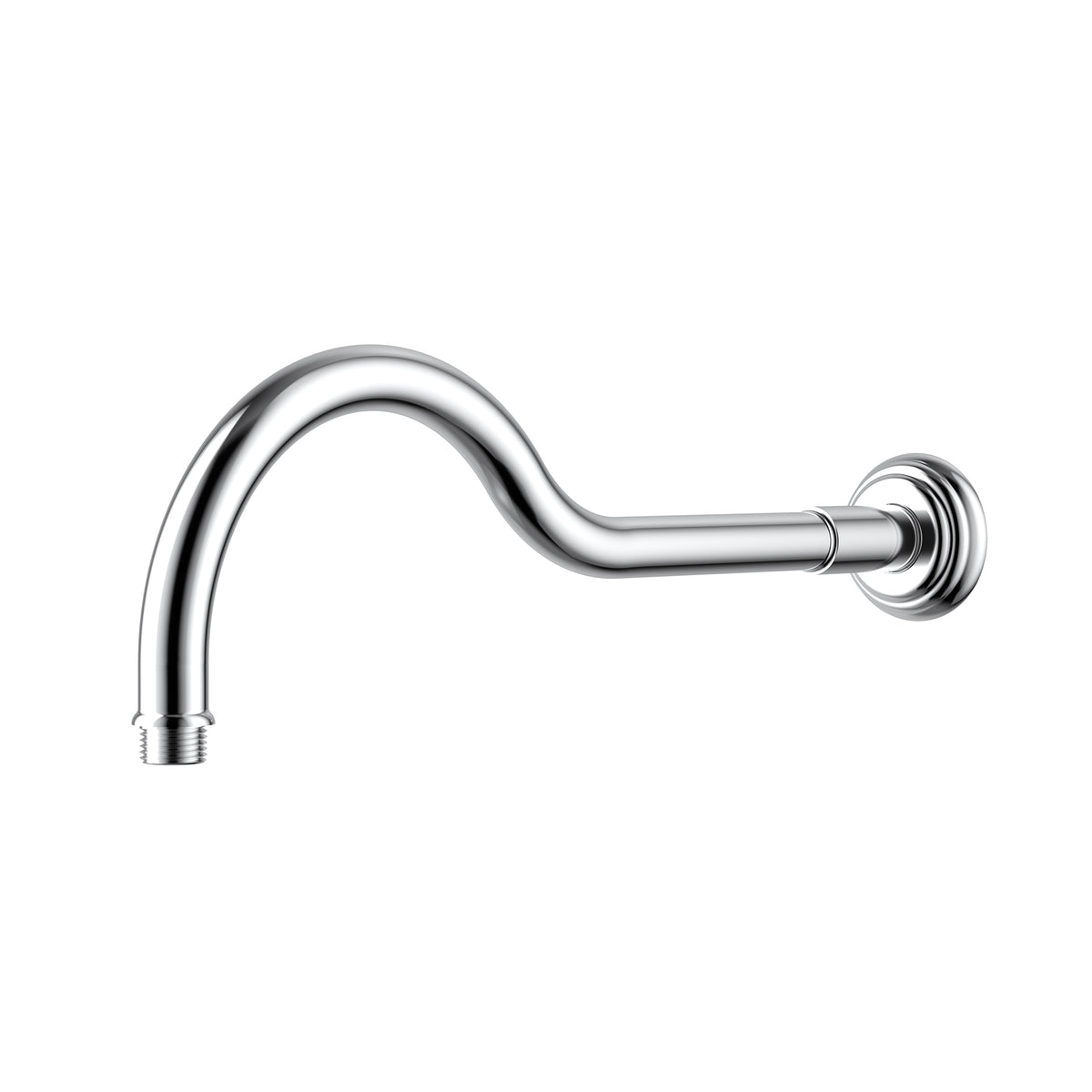 Clasico Shower Arm Horizontal 400mm - Chrome