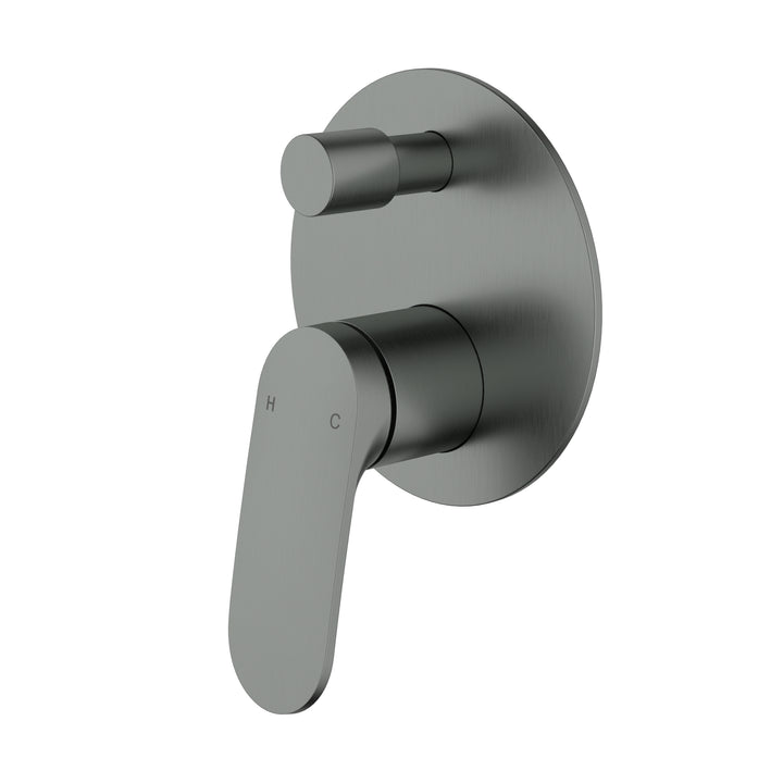 Sulu II Wall Diverter Mixer Trim Kit - Gun Metal