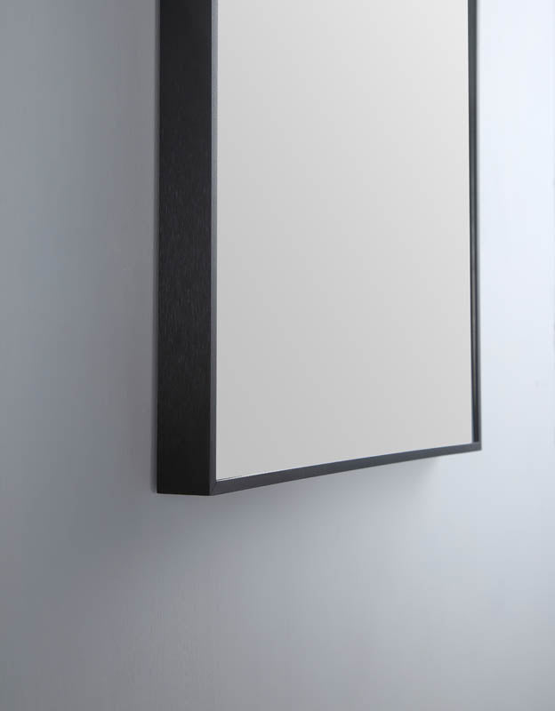 Modern Arch Mirror Manhattan Black product view 3