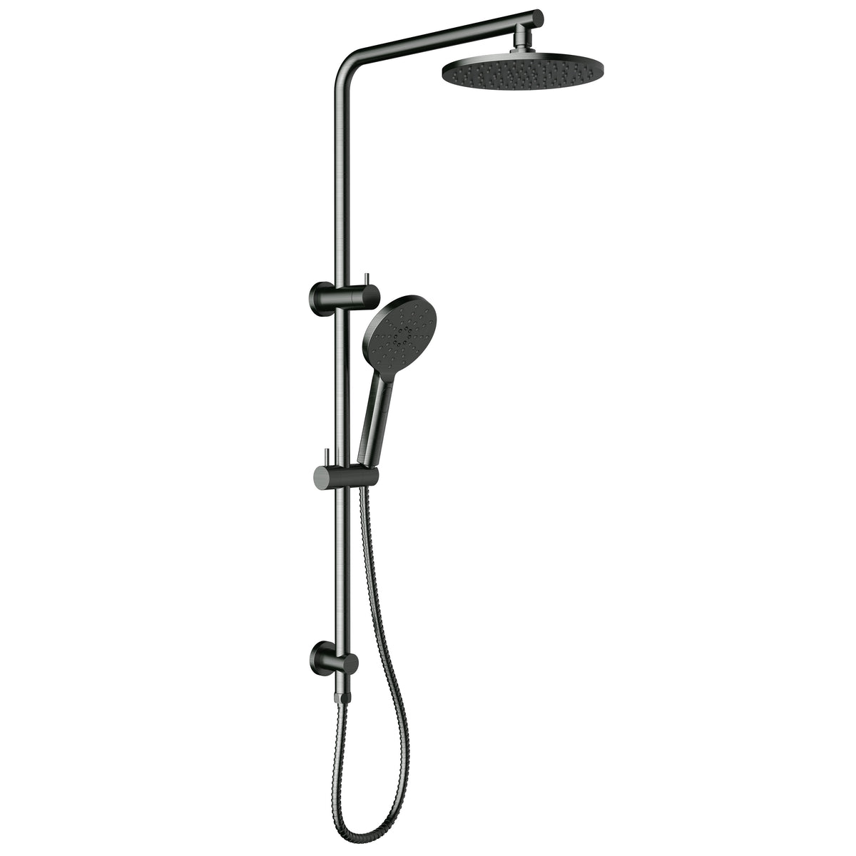 Cora Shower Set Multifunction Top Inlet - Gun Metal