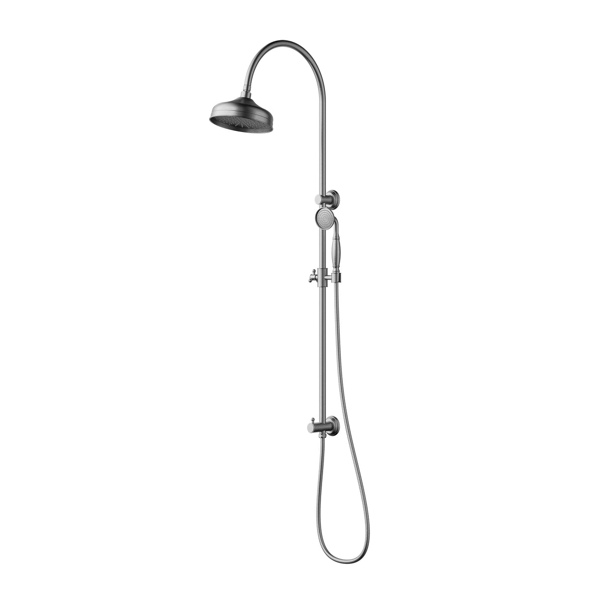 Clasico Shower Set - Brushed Nickel