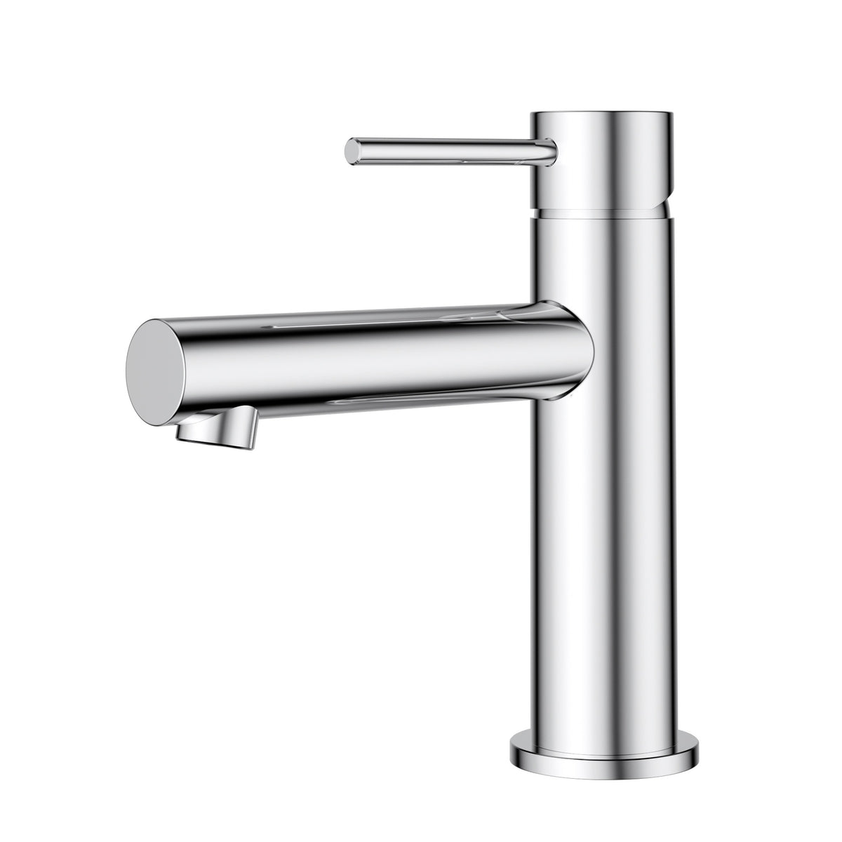 Otus Slimline Basin Mixer Straight Spout - Chrome
