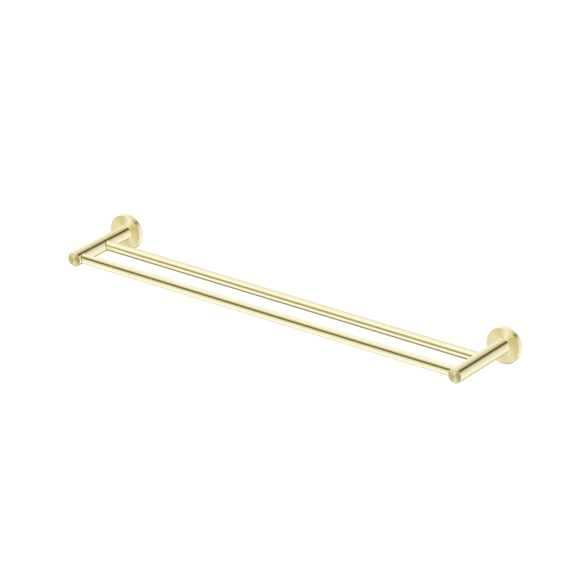 Mica Double Towel Rail - 800mm - French Gold