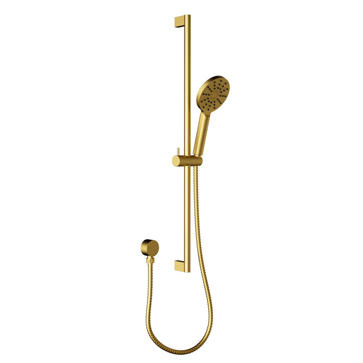 Cora Rail Shower - Brushed Gold