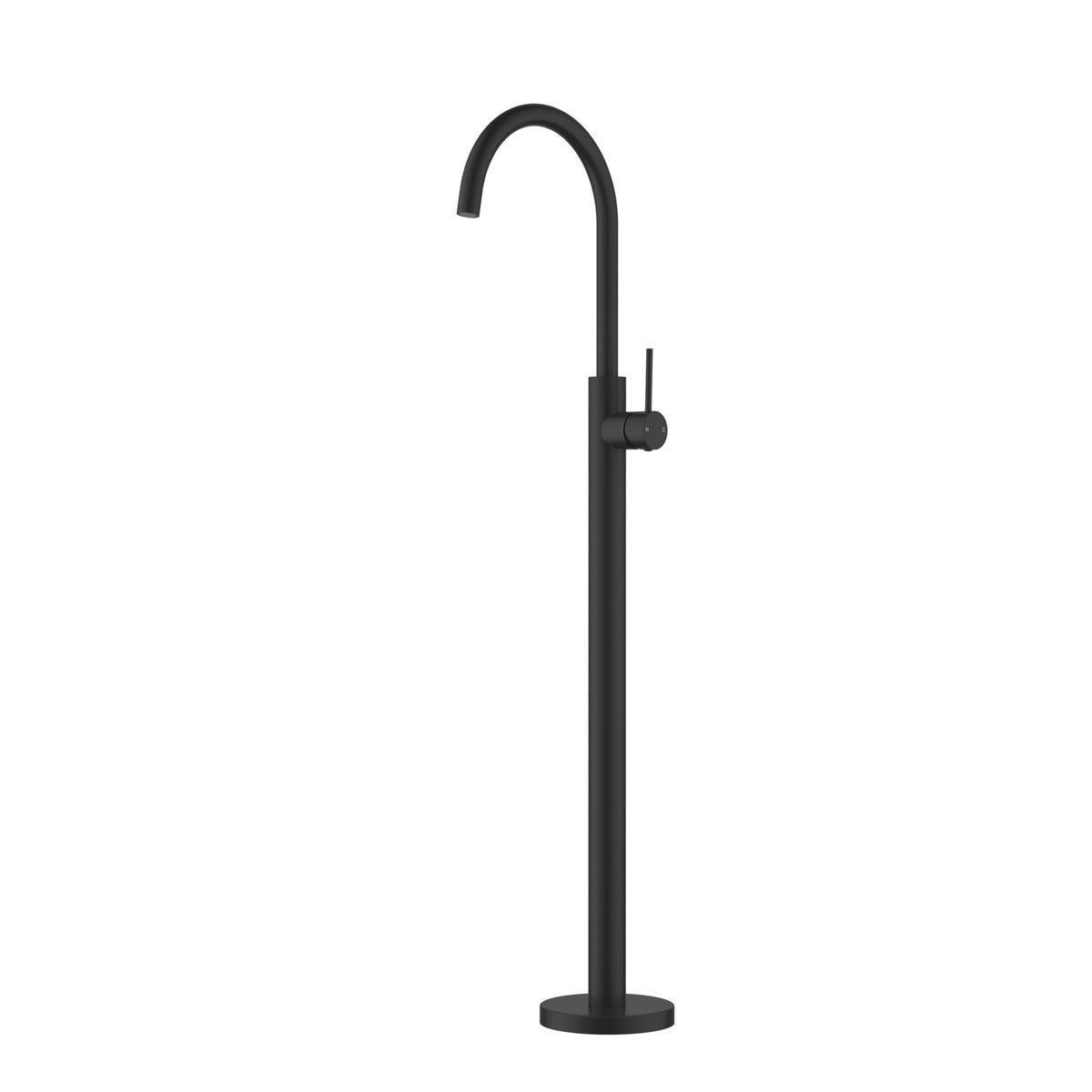 Otus Slimline Bath Mixer Freestanding - Matt Black