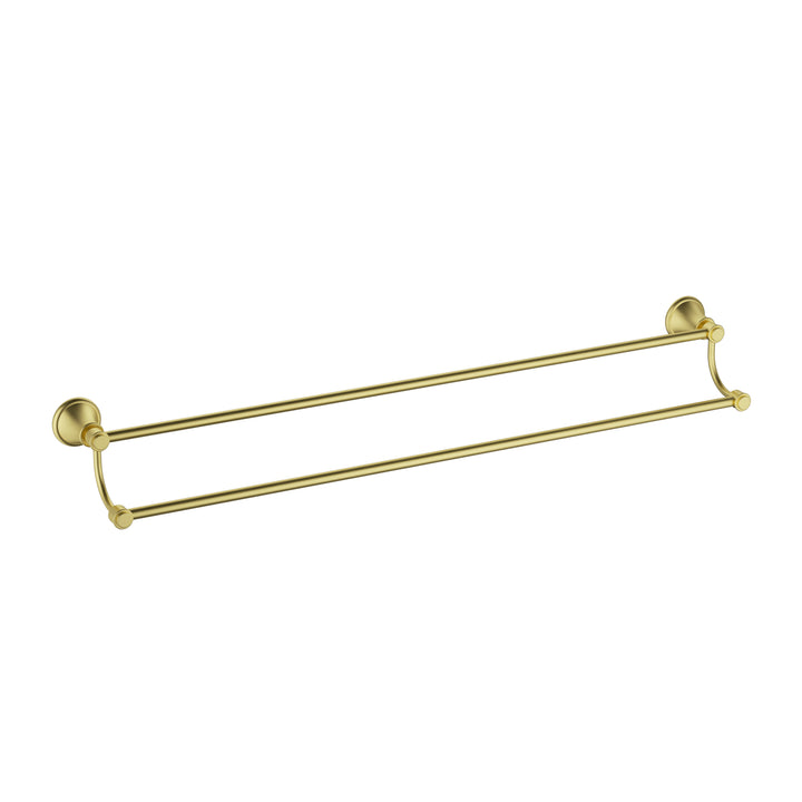Clasico Towel Rail Double 800mm - Brushed Gold
