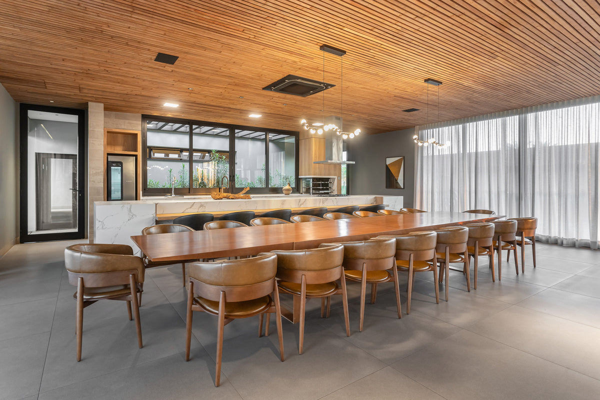 Aura Dekton 8mm in a dining area setting