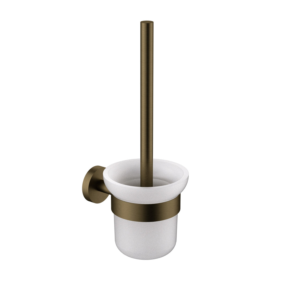Otus Slimline Toilet Brush Set - Antique Brass