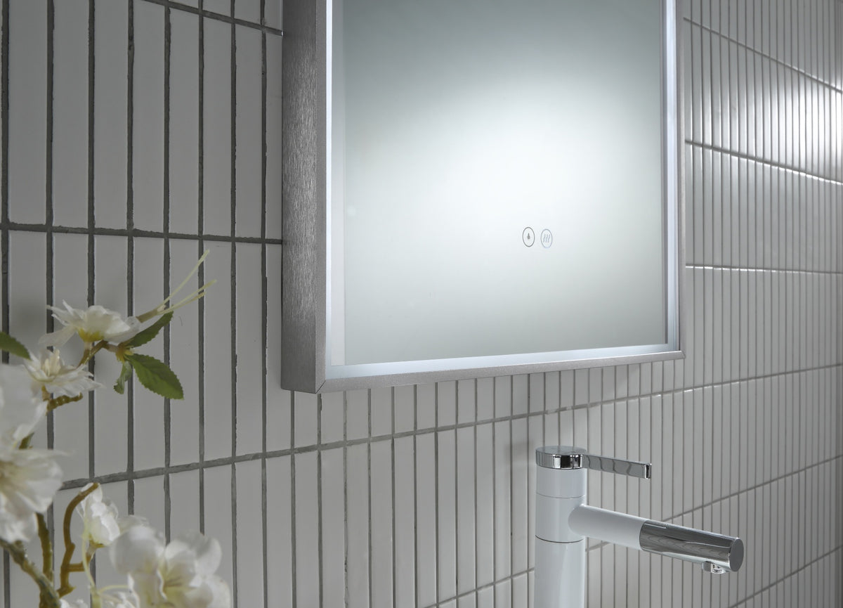 Arch LED Mirror Brits Nickel product view 2