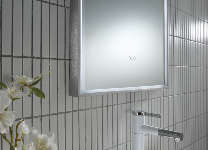 Arch LED Mirror Brits Nickel product view 2
