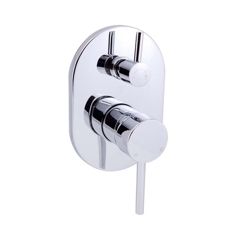 Otus Wall Mixer Diverter - Chrome