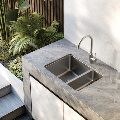 2000 Series 1 and 1/2 Bowl Sink - Stainless Steel