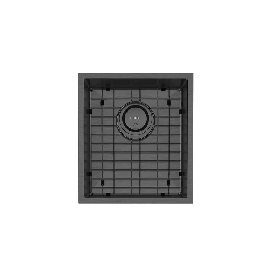 4000 Series Single Bowl Sink - Brushed Carbon