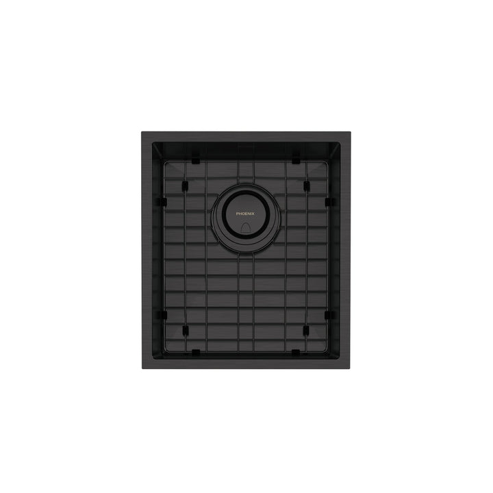 4000 Series Single Bowl Sink - Brushed Carbon