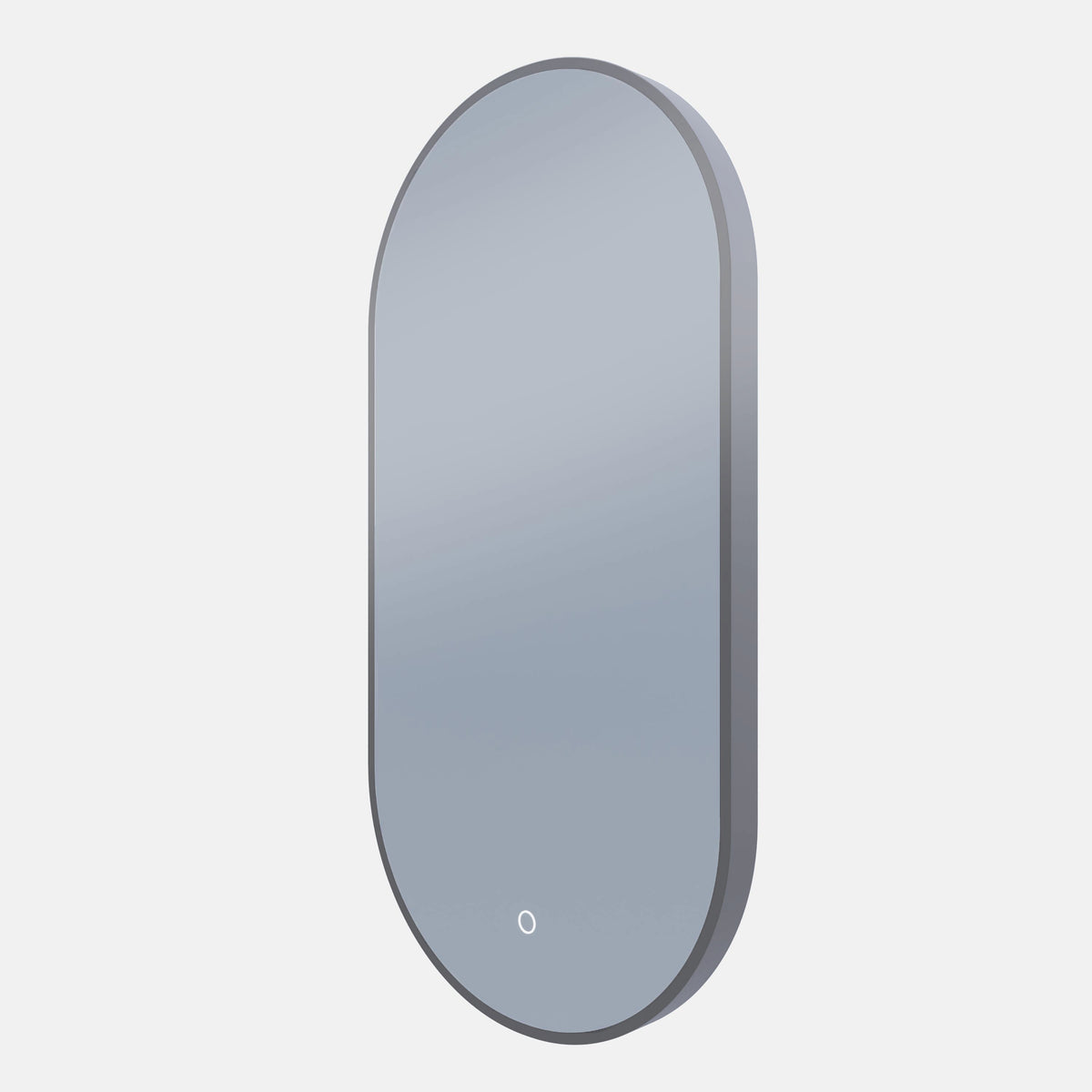 Framed O Series Oval LED Mirror Georgian Metal