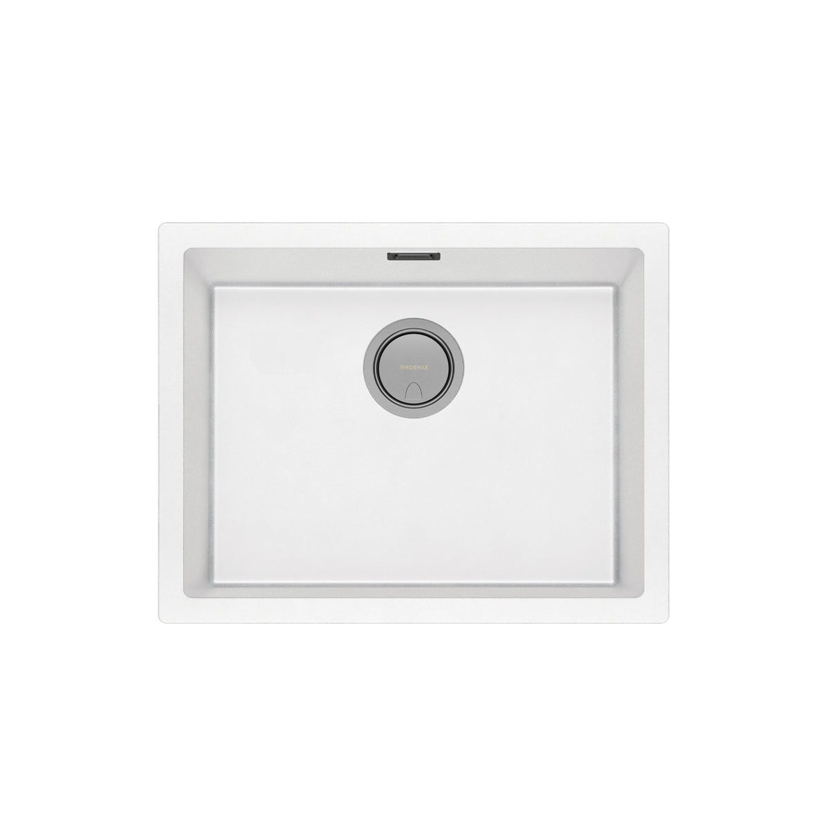 5000 Series Large Single Bowl Sink - Matte White