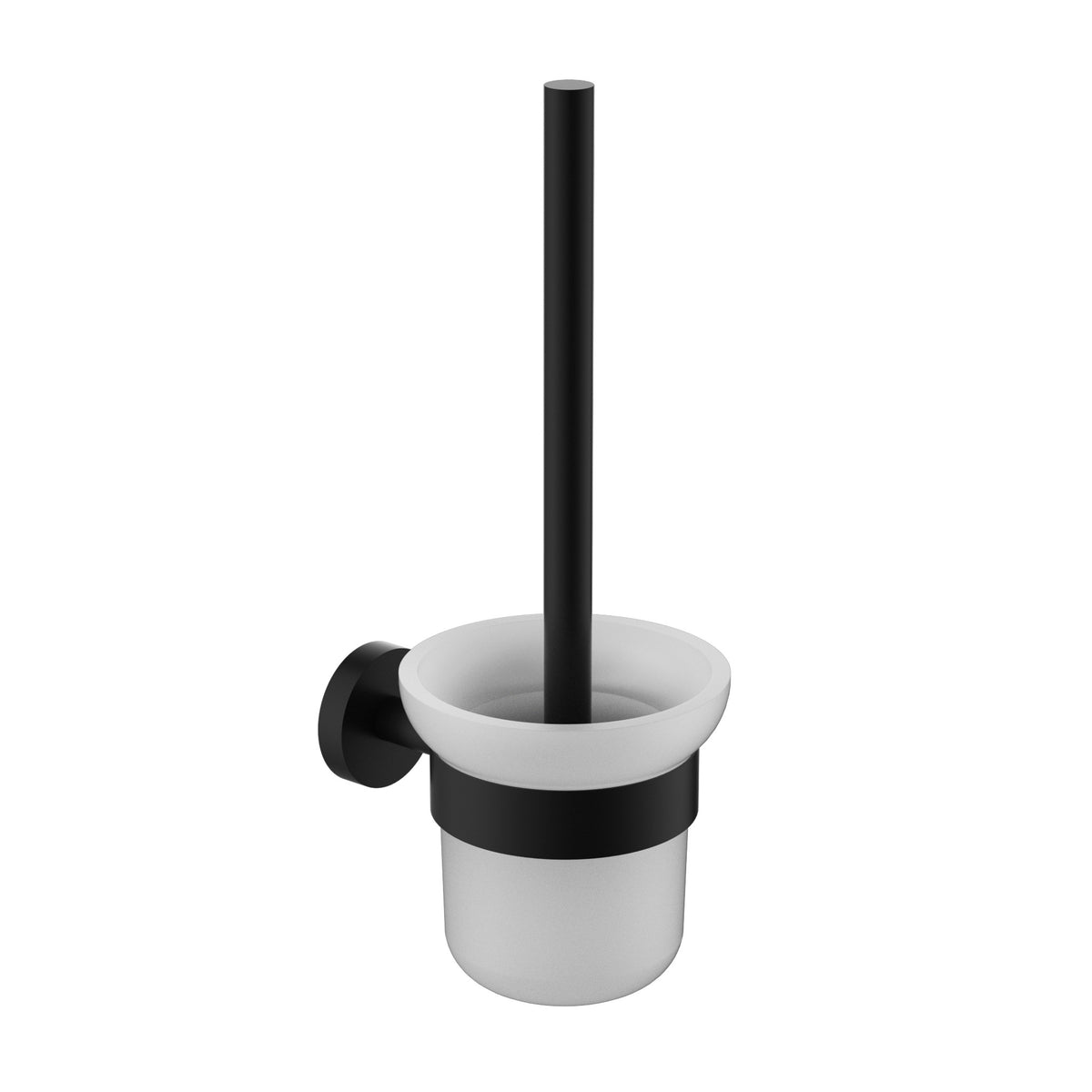 Otus Slimline Toilet Brush Set - Matt Black