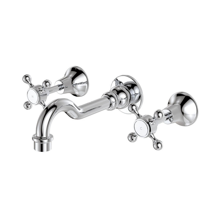Lillian Basin/Bath Wall Set - Chrome
