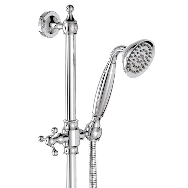 Lillian Lever Rail Shower Set - Chrome