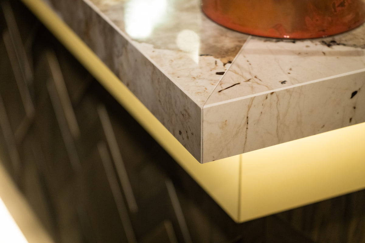 Khalo Dekton 8mm in an interior setting