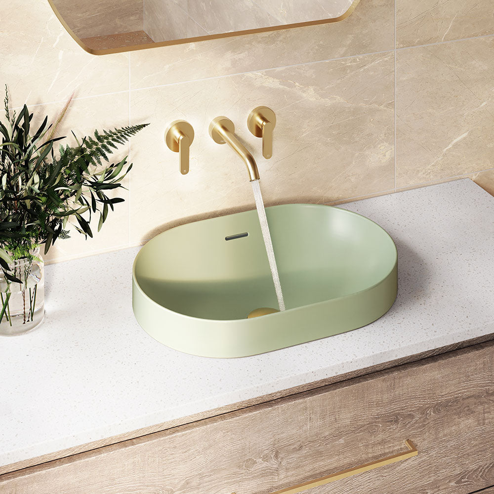 Kaya Wall Set, Lever Taps, 180mm - Urban Brass