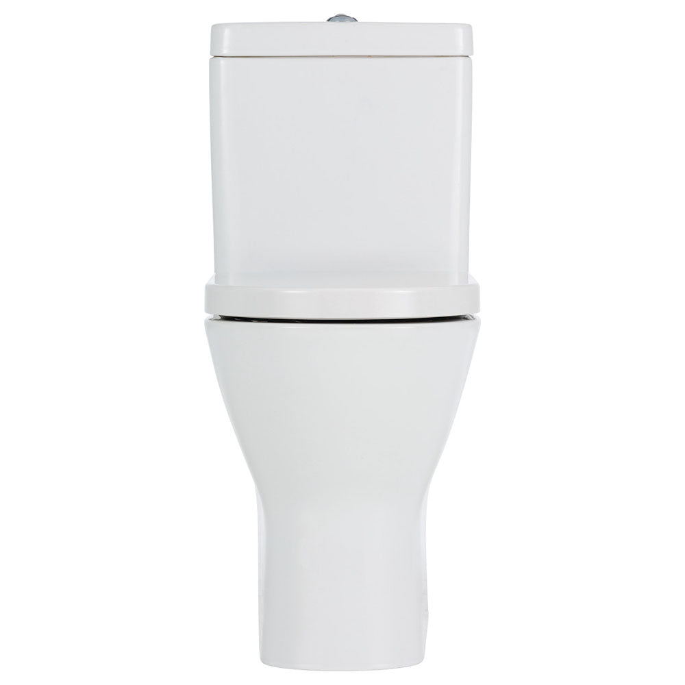 RAK Resort Back-to-Wall Toilet Suite, Gloss White with Bottom Inlet - product