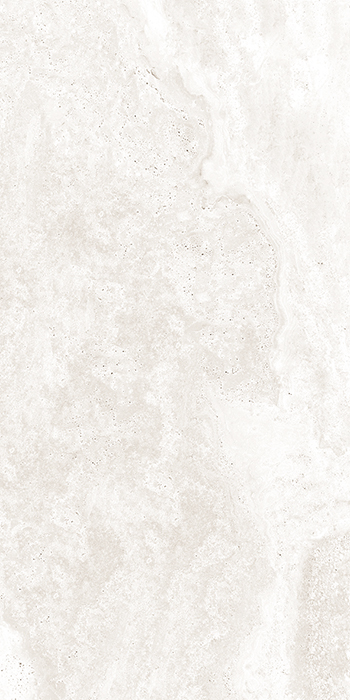 3D Crafted Travertine White Porcelain Tile tile face, 1200 x 600 mm