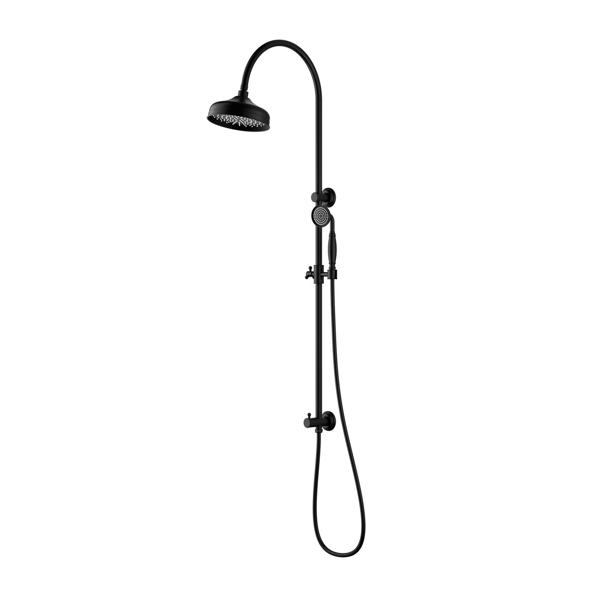 Clasico Shower Set - Matt Black