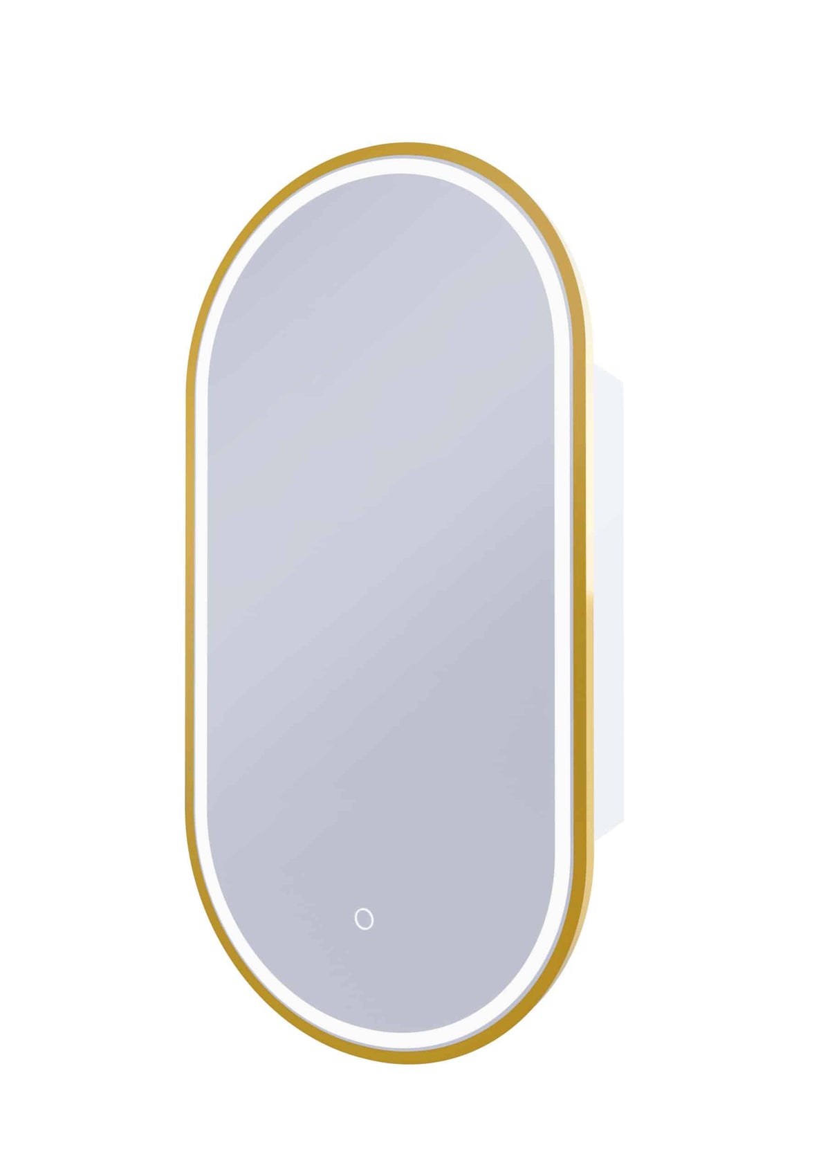 Capsule LED Shaving Cabinet Nordic Gold