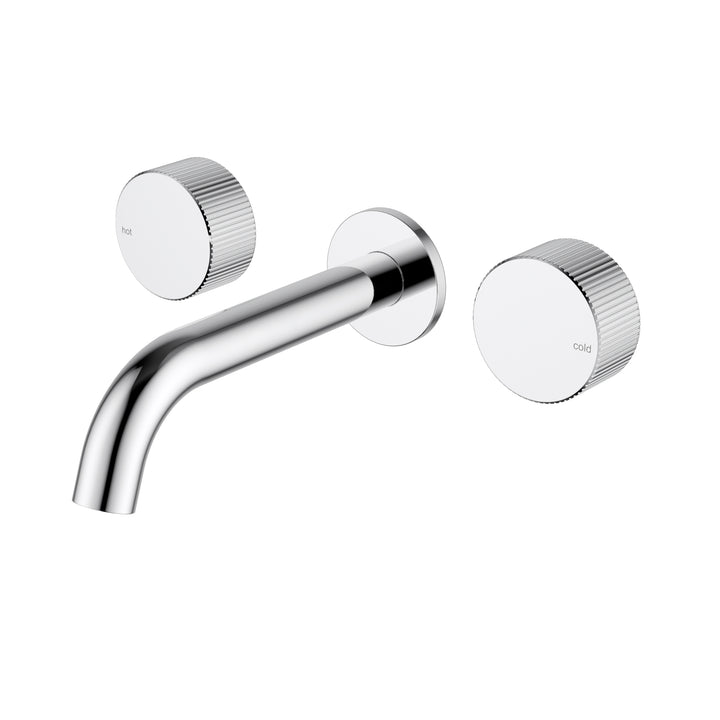 Soko 1/4 Turn C/D Wall Basin Set - Chrome