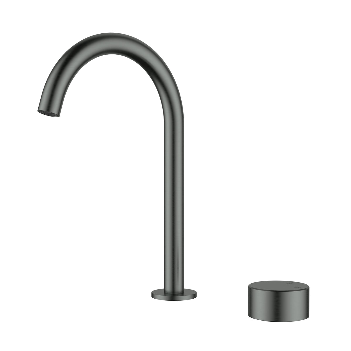 Hali Hob Basin Mixer - Gun Metal