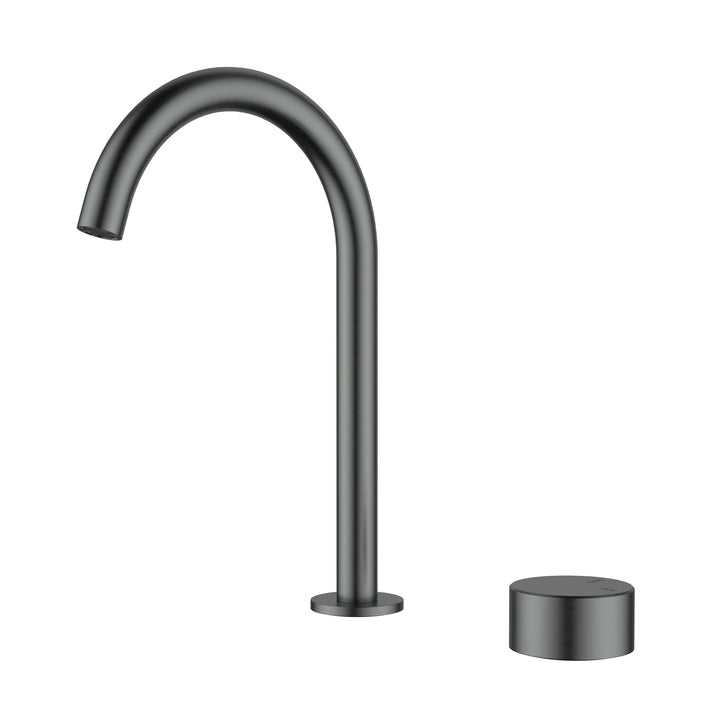 Hali Hob Basin Mixer - Gun Metal