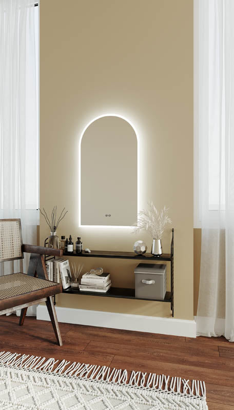 Arch LED Mirror Frameless product view 3