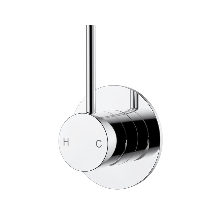 Otus Slimline Wall Mixer Trim Kit Lever Up - Chrome