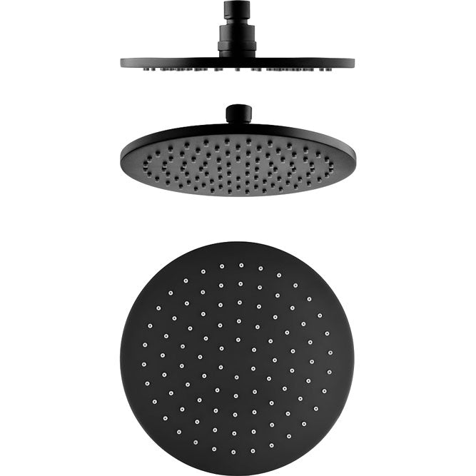 Starry Shower Head, 200mm - Matte Black