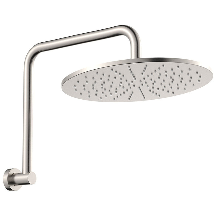 Empire Slim Gooseneck Shower Arm Set - Brushed Nickel