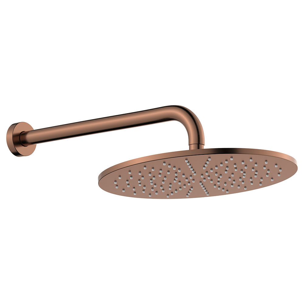 Empire Slim Shower Arm Set - Brushed Copper