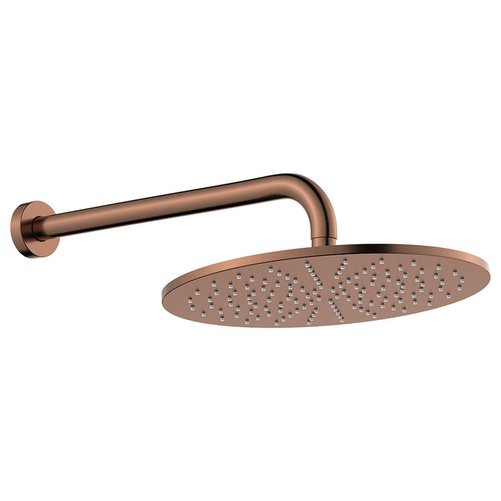 Empire Slim Shower Arm Set - Brushed Copper