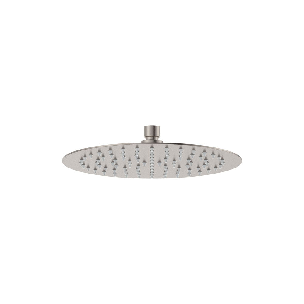 Kaya Shower Head, 250mm - Brushed Nickel