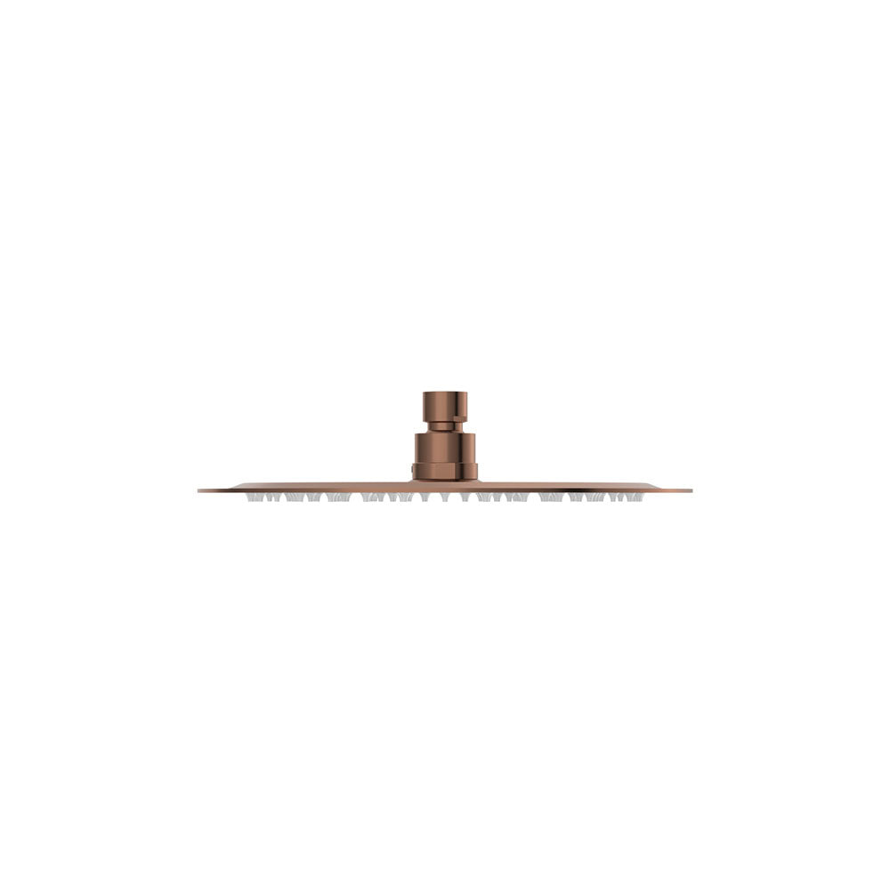 Kaya Shower Head, 250mm - Brushed Copper