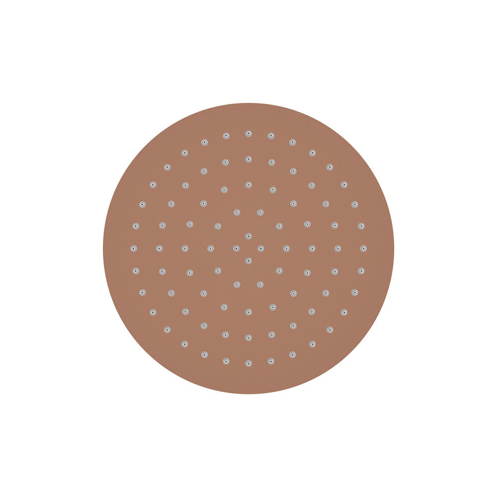 Kaya Shower Head, 250mm - Brushed Copper