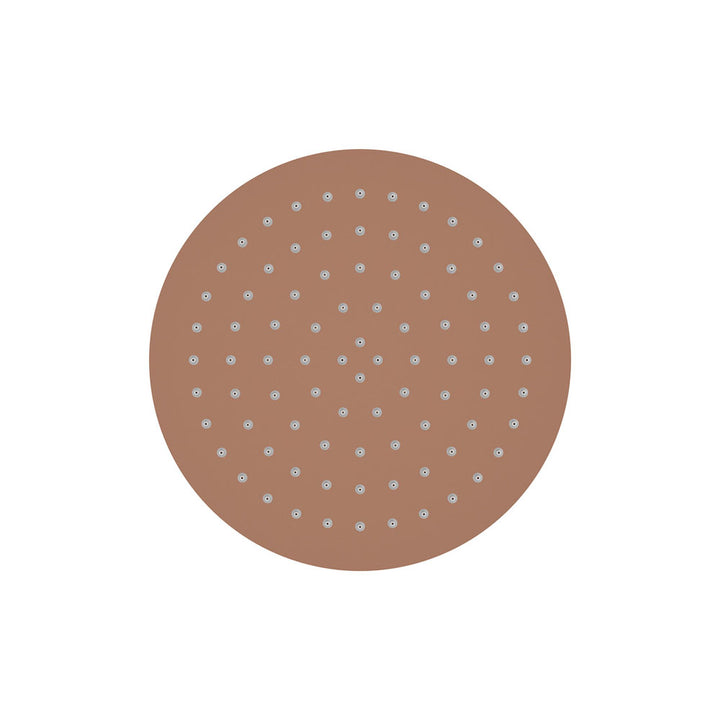 Kaya Shower Head, 250mm - Brushed Copper